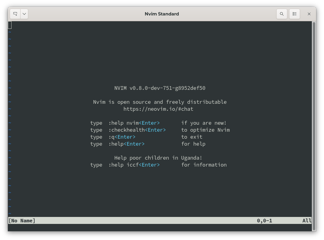 Neovim Standard